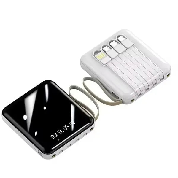 Portable Charger with Built-in Cable Cell Phone Power Bank