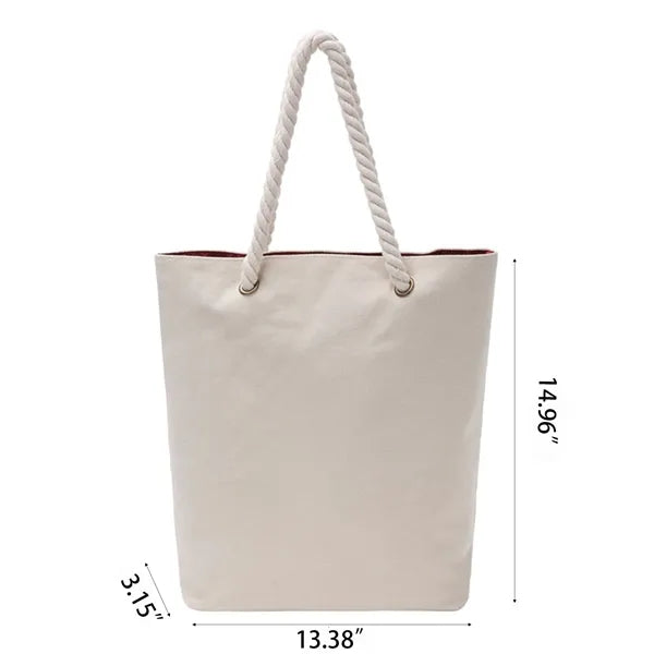 12 Oz. Cotton Canvas Tote Bag