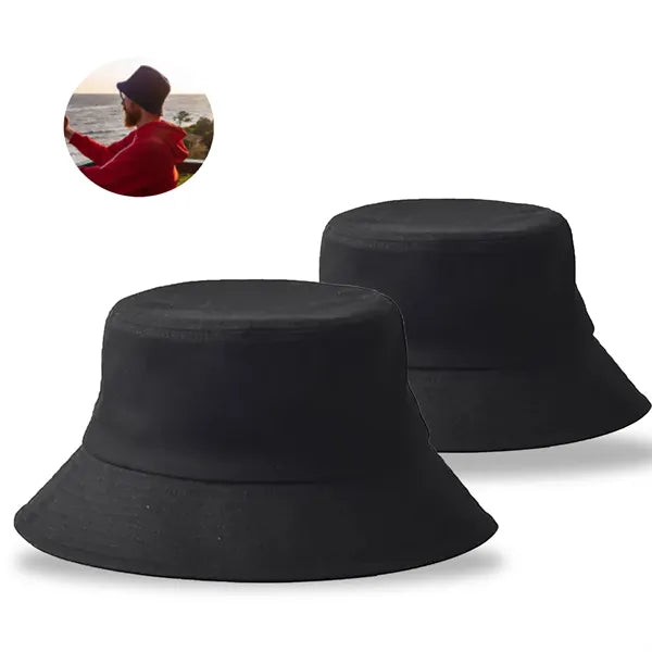 Denim Bucket Hat Neutral Style Travel Hat