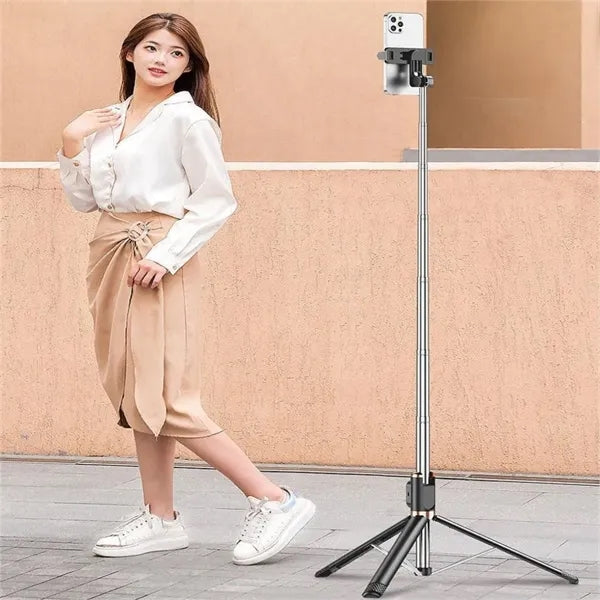 Integrated Mobile Selfie Stick Live Stream Tripod Fill Light