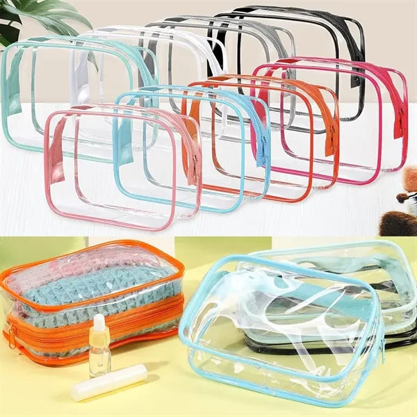 Transparent PVC Toiltry Makeup Cosmetic Bag