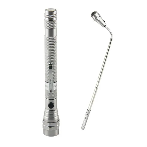 Telescopic Aluminum Flashlight With Magnet