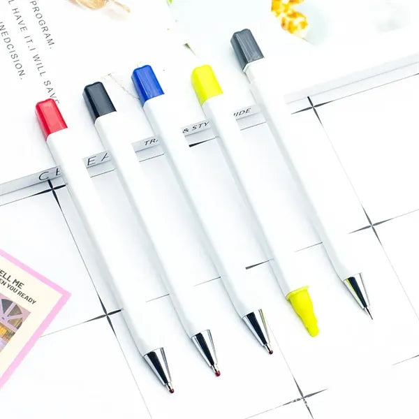 5 In 1 Highlighter Pen Set with pencil case