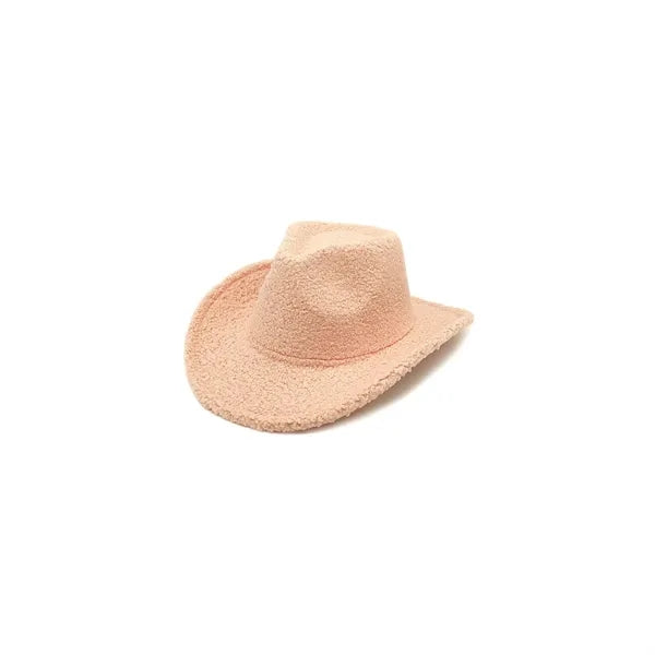 Classic Outdoor Lambhair Western Cowboy Cowgirl Hats