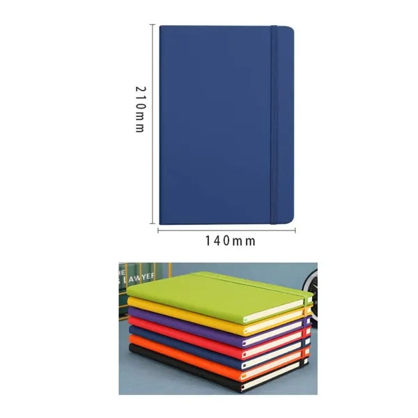 Soft Leather Journal Notebook with Elastic band