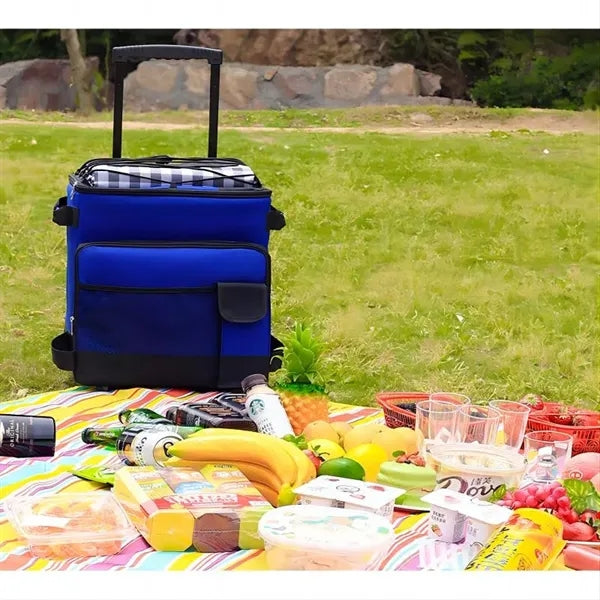 Large Leakproof Insulated Soft Cooler Bag with Wheels