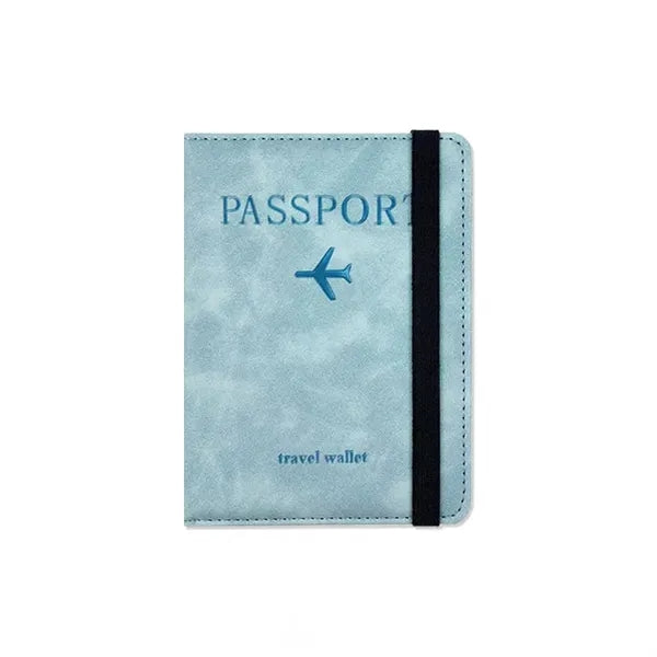 Blocking Passport Holder and Luggage Tag Cover Set