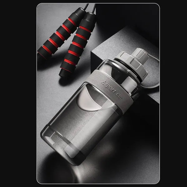 600ml Portable Sports Water Bottle with Strap