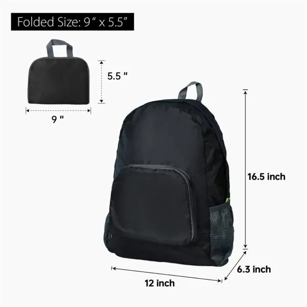 Foldable 20L Lightweight Waterproof Hiking Backpack