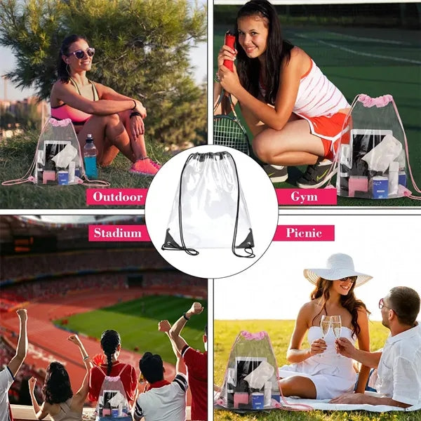 Clear Drawstring Backpack