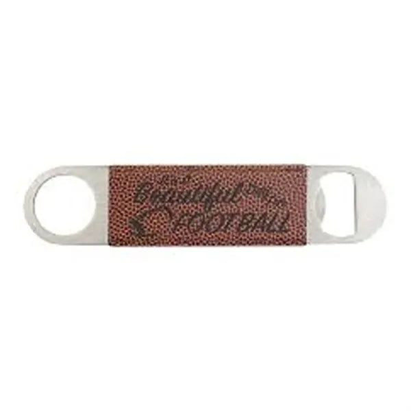 Laserable Football Design Bottle Opener
