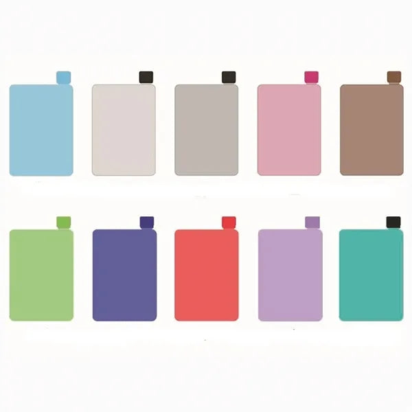 14oz.Portable Flat Water Bottle A5