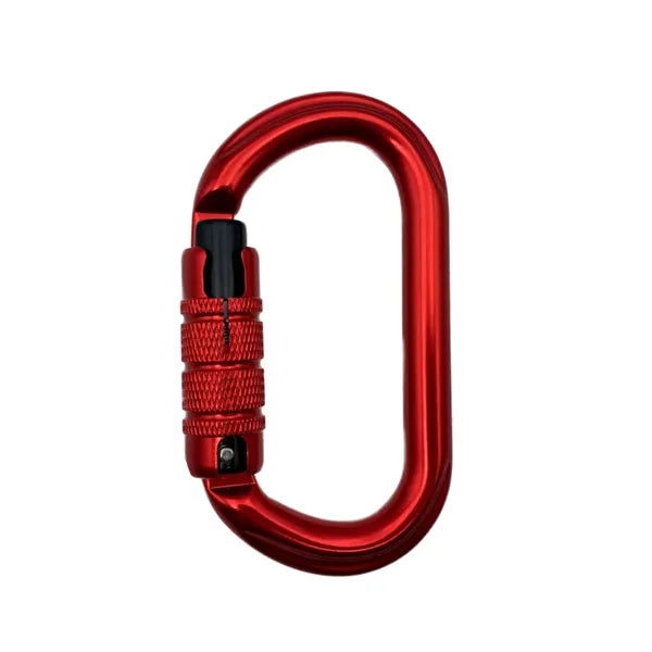 D Ring Triple Gate Aluminum Carabiner