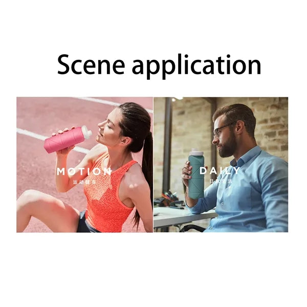 20Oz Silicone Foldable Bottle