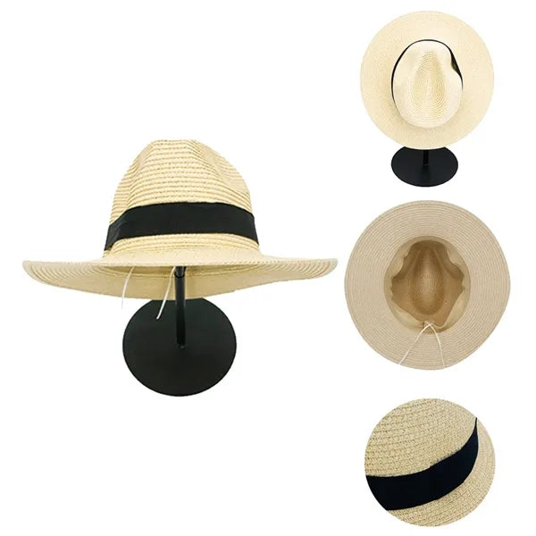 Travel Panama Summer Wide-brimmed Straw Hat