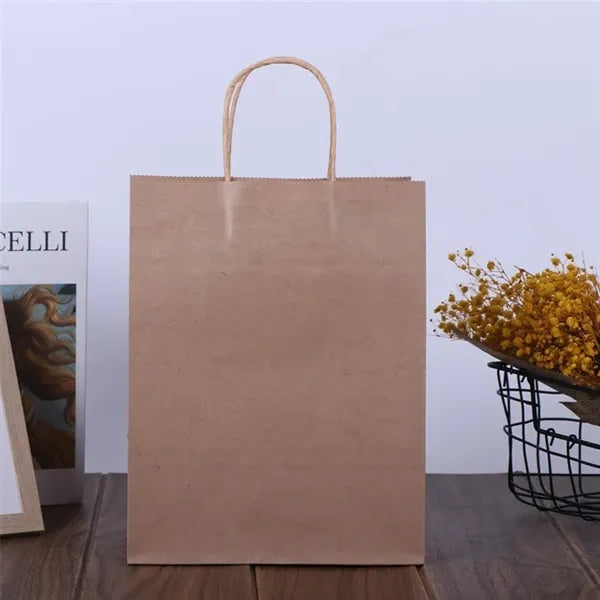 Multi-Size Paper Kraft Shopper Gift Bags