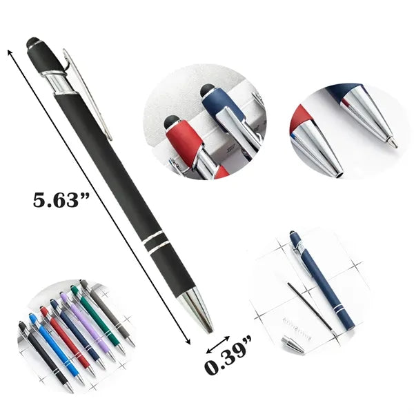 Incline Soft Touch Stylus Metal Pen