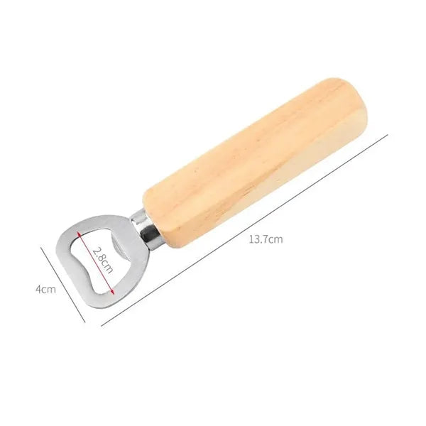 Wooden Flat Bottle Opener