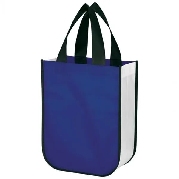 Shiny Non-Woven Shopper Tote Bag-Full Color