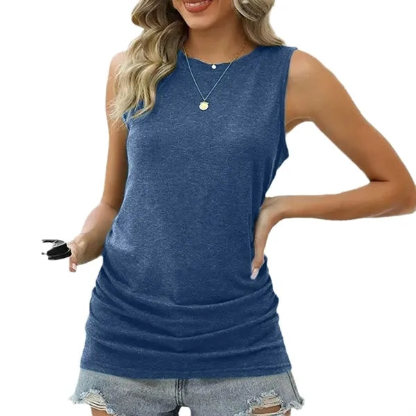 47"Women's sleeveless knit vest