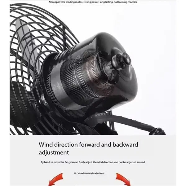 21V Desk Fan with 2 pcs Removable Battery