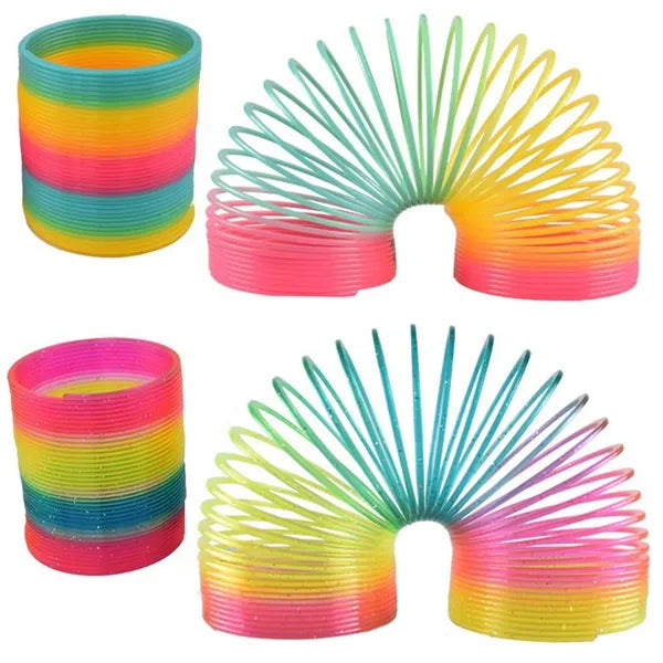 Round Plastic Spring Toy