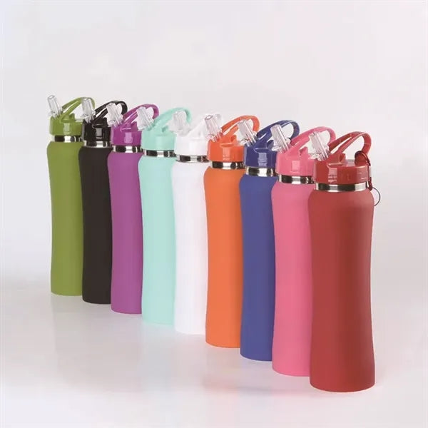 Insulated Stainless Steel Sports Water Bottle 16 Oz