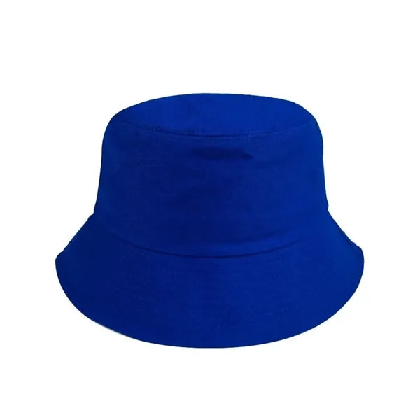 Foldable Cotton Reversible Wide Brim Bucket Sun Hat