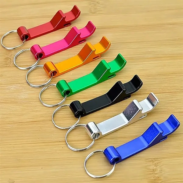 Thickened Aluminum Alloy Keychain Beer Can and Bottle Opener