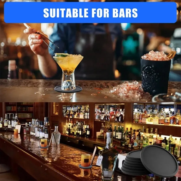 4 inch Silicone Drink Coasters