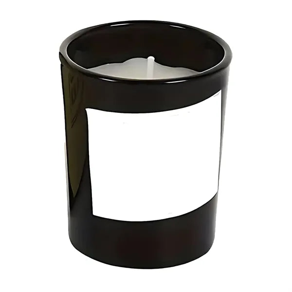 Scented Candle In Matt Glass (Black) For Anniversaries