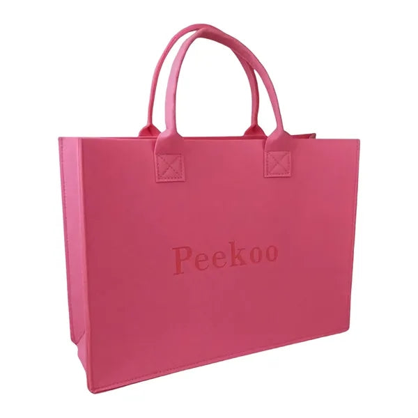 Elegant Felt Tote and Shoulder Bag