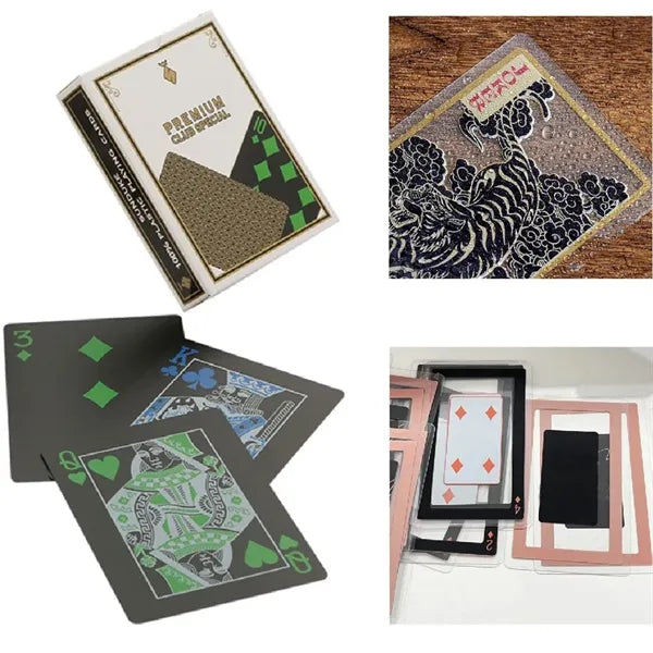Flexible Plastic PVC Waterproof Playing Poker Cards Casino