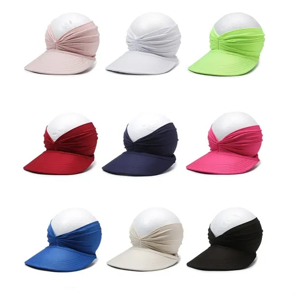 Summer Elastic Hollow Cap