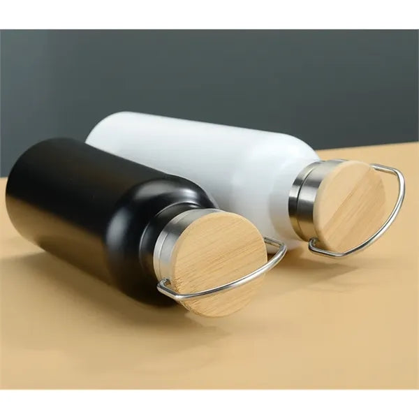20 oz. Stainless Steel Water Bottle with Multiple Lid