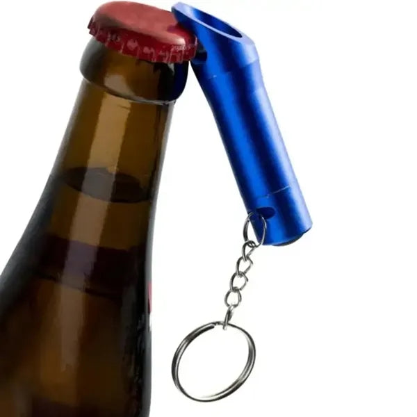 Metal Opener LED Light Keychain