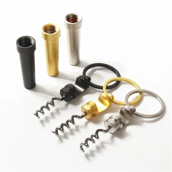 2 In 1 Multifunction Bottle And Wine Opener With Key Ring