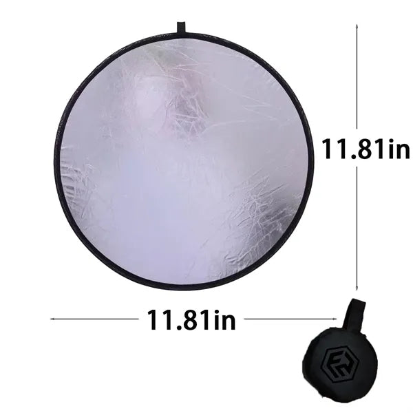 2 in 1 Lighting Reflectors Round Folding Portable