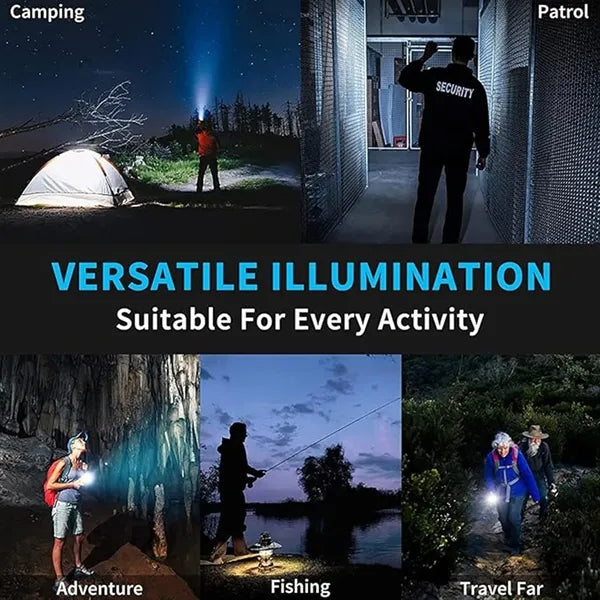 Multi Function Flash Light Solar Powered Flashlight Seatbelt