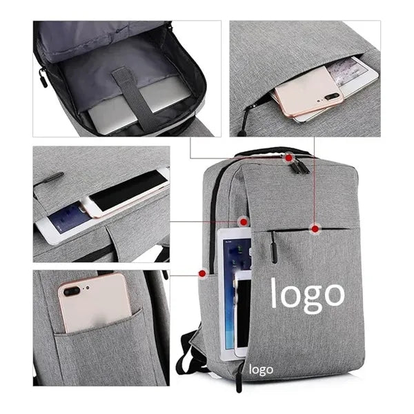 Large Business Laptop Backpack w/Aluminum Handle 15.6"