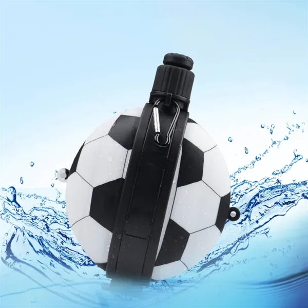 Football Shaped Collapsible Water Bottle, 19.8 oz.