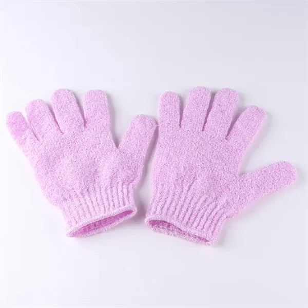 Exfoliating gloves