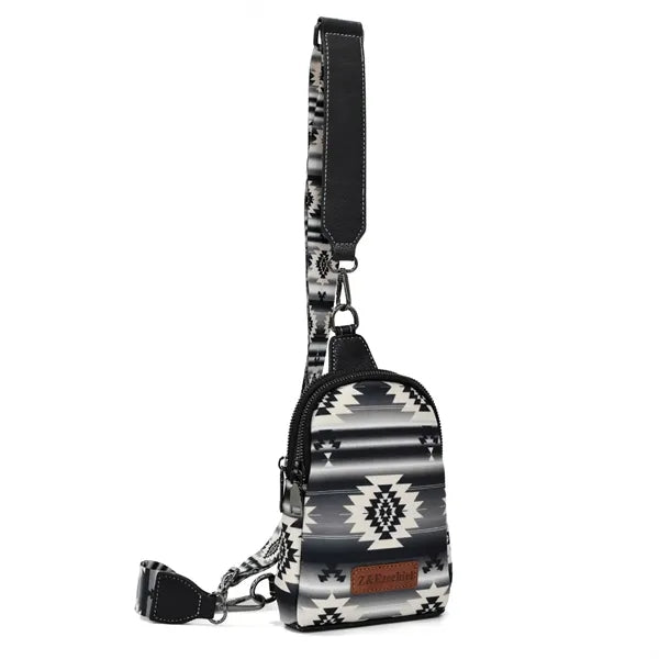 Bohemian Canvas Crossbody Bag