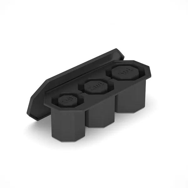 3 In 1 Silicone Hollow Octagonal Ice Mold Tray with Lid