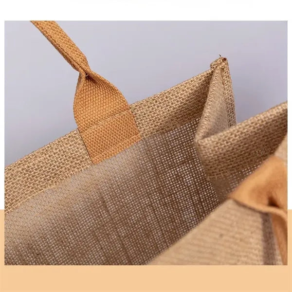Mini Jute Gift Tote Bag