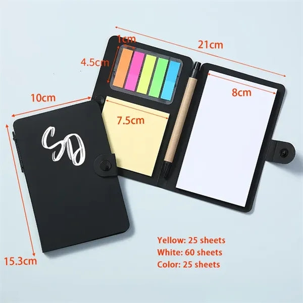 Sticky Notes Notebooks with Ballpoint Pen
