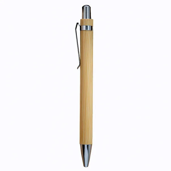 Bamboo Pens For Office Stationery With Creative Clip