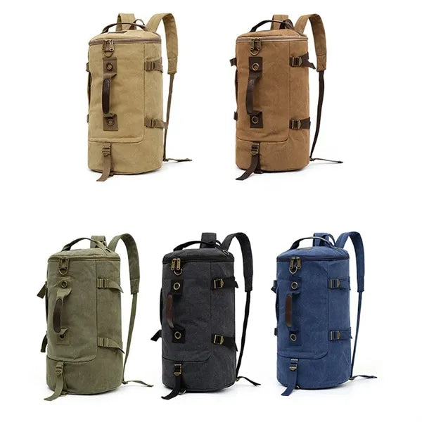 Canvas Backpacks Casual Daypack Outdoor Duffel Bag