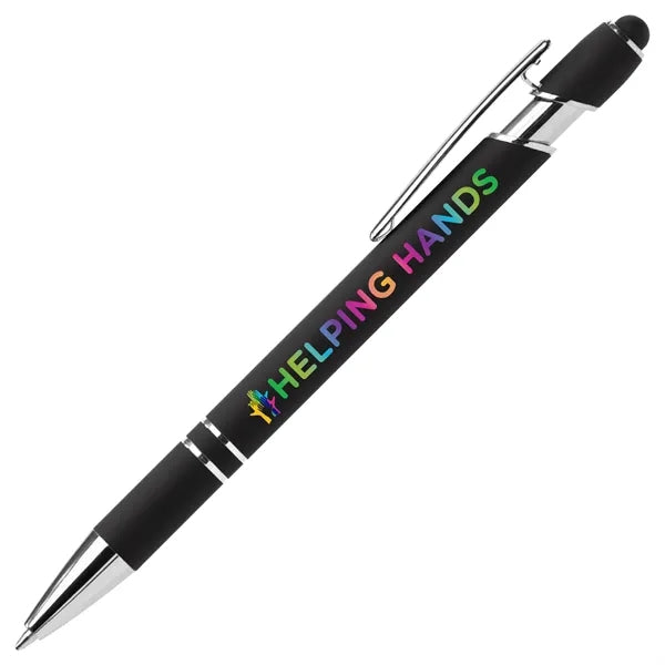 Ellipse Softy Recycled Pen w/ Stylus + Anti-Fraud Ink