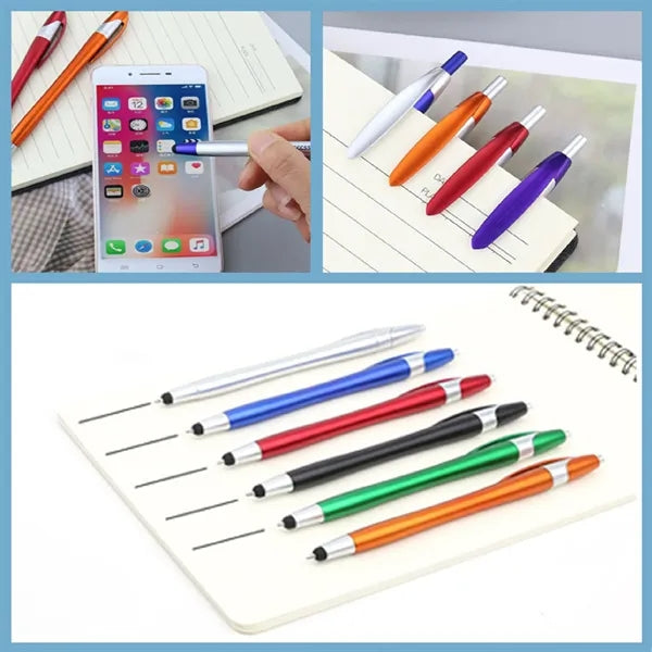 2-in-1 Click Ballpoint Pen and Stylus